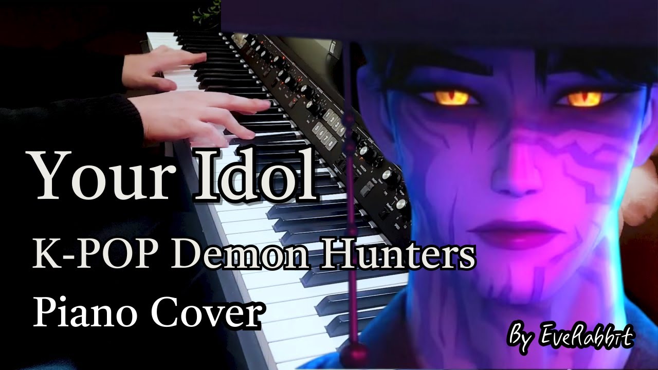 SajaBoys-Your Idol Piano Cover [Movie Version] Sheet Music #kpopdemonhunters #sajaboys