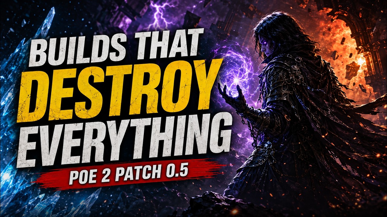 TOP 3 BEST BUILDS THAT DESTROY EVERYTHING | POE 2 PATCH 0.5
