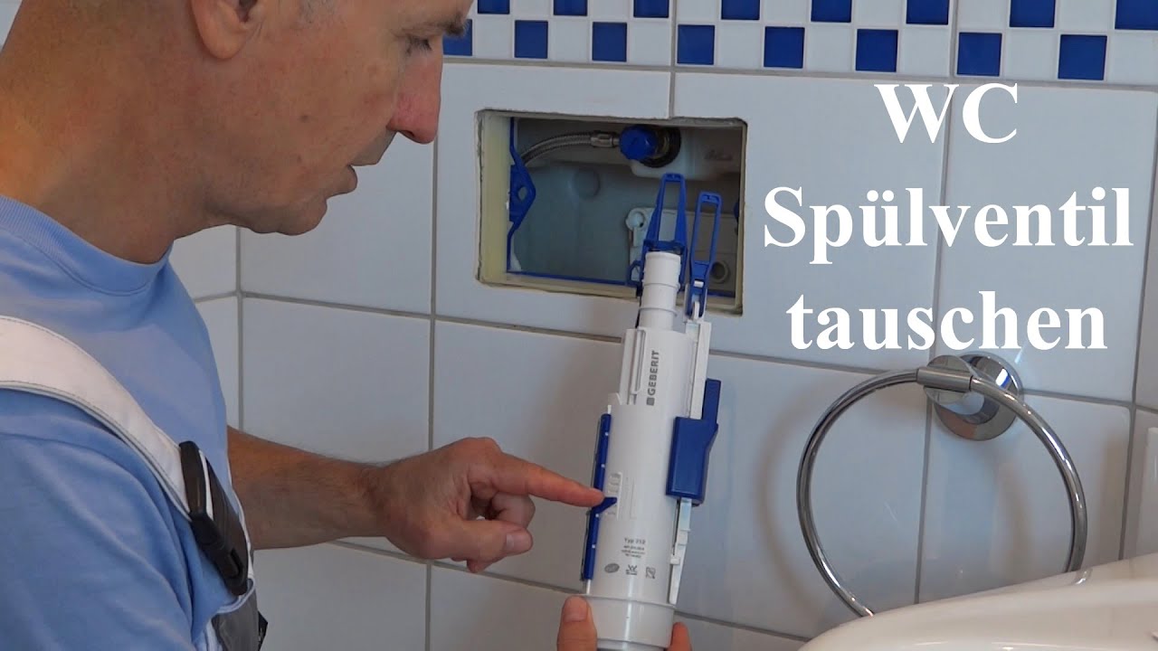 Spülventil tauschen – Geberit Typ 212 im Unterputz-Spülkasten
