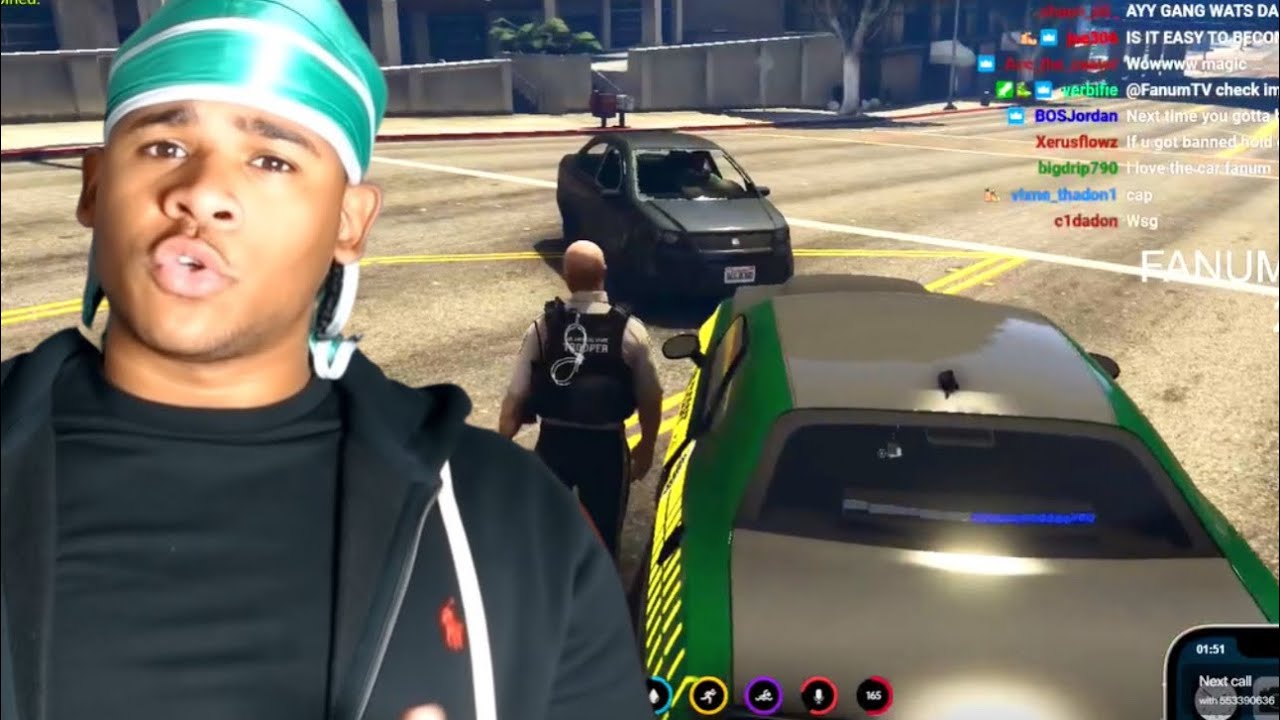 HIGH SPEED STATE TROOPER FANUM SHUTS DOWN THE CITY 🚨💨