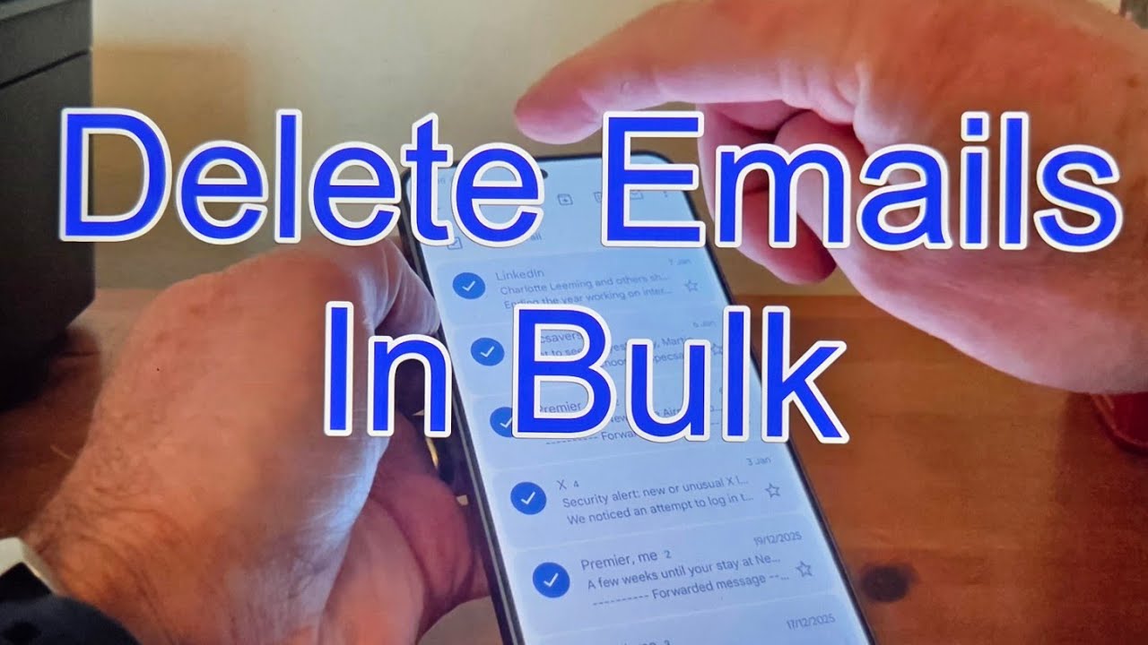 Как удалить электронные письма сразу в приложении Gmail