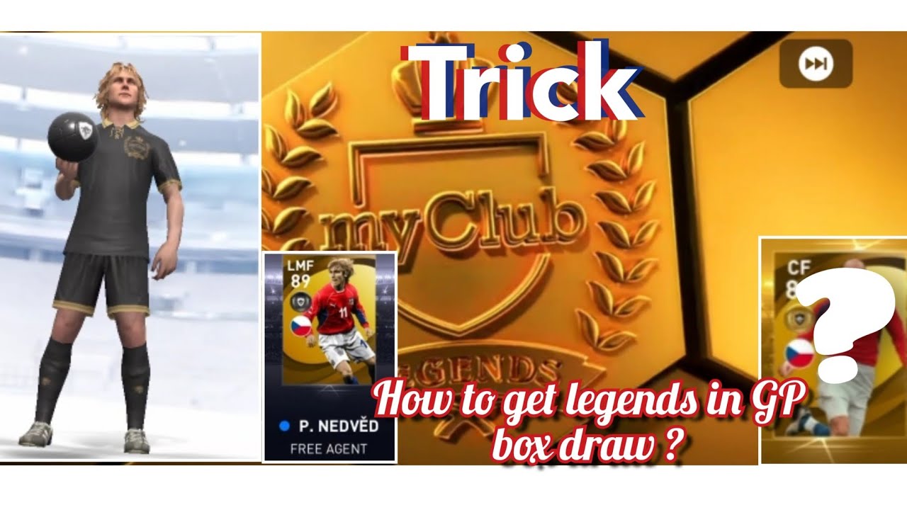 How To Get Legends In GP Box Draw || #PES2021 || TRICK