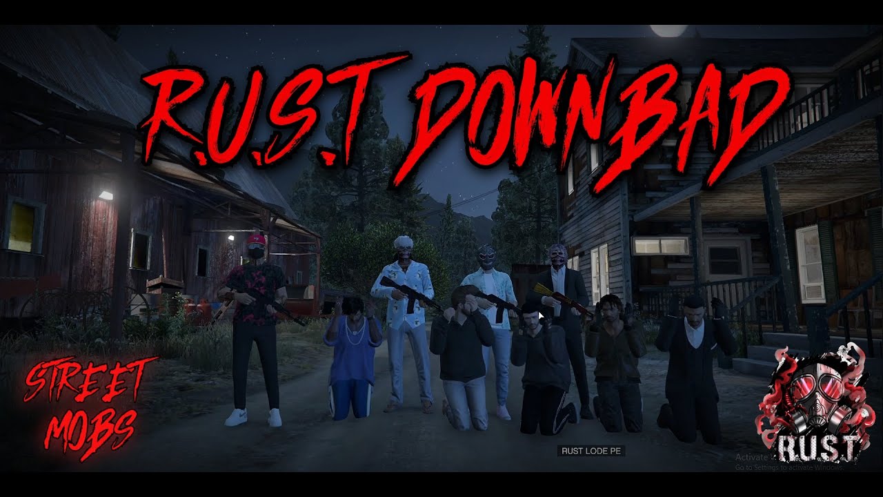 1v6 Street Mobs Vs Rust #streetmobs #bbmc #nopixelindia