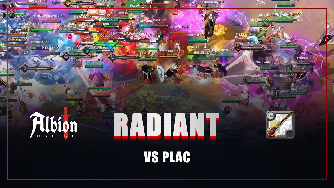 RADIANT VS PLAC | ZvZ Fight - 14UTC | Lifecurse POV | Albion Asia