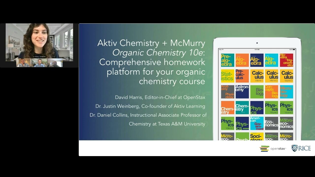 Aktiv Chemistry + McMurry Organic Chemistry 10e: Comprehensive homework platform for your course