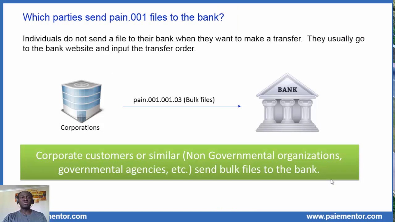 Pain.001 Customer Credit Transfer Initiation Message