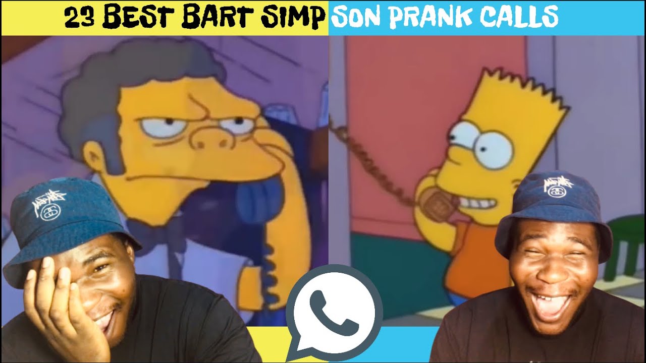 😂🤣 NAH! I’M IN SERIOUS STITICHES 🤣😂 | 23 of Bart Simpson’s Best Prank Calls | [Reaction]