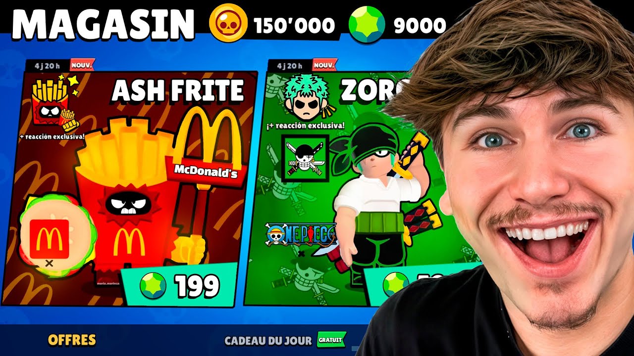 JE VEUX ACHETER CES SKINS SUR BRAWL STARS !!