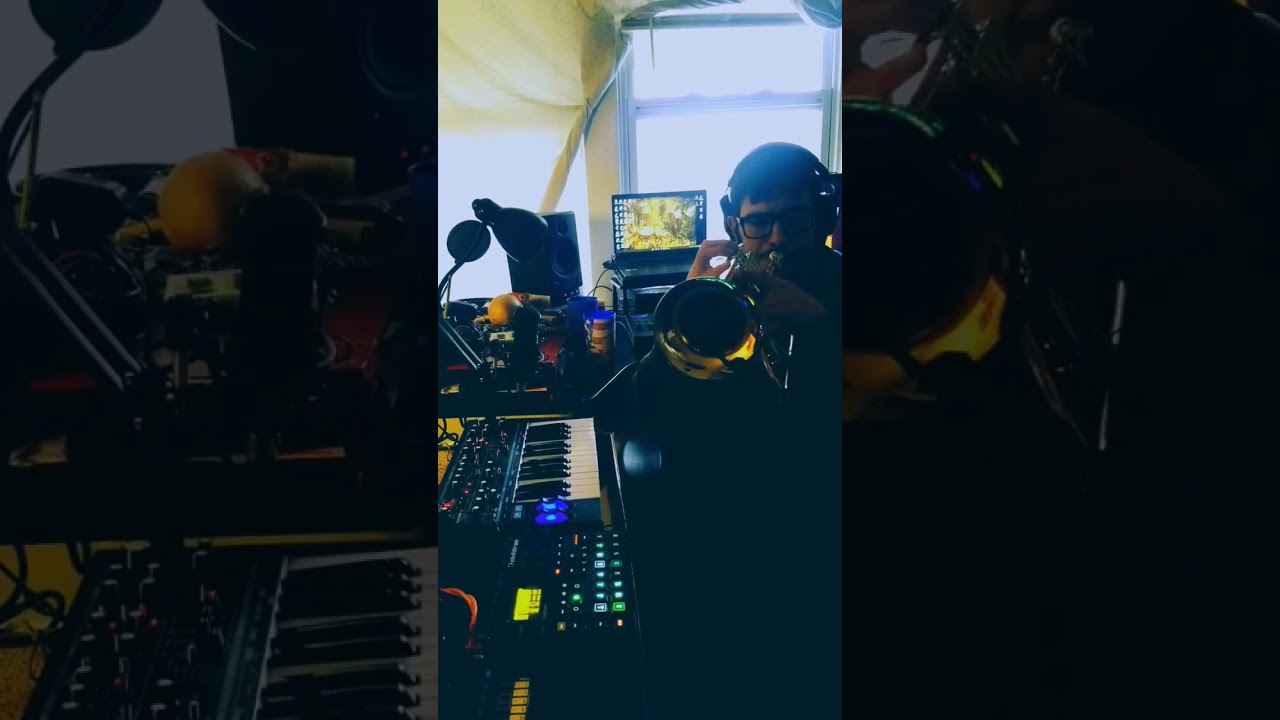 🔵🔵🔵 #trumpet #flugelhorn #digitakt #kansascitymusic #kansascityartists #jazzvideo