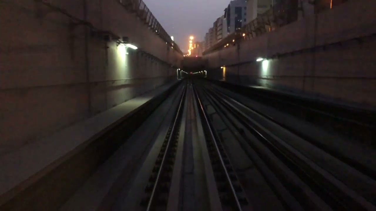 Dubai Metro | Alstom Train 50 Special | Union to Abu Hail (GREEN LINE)
