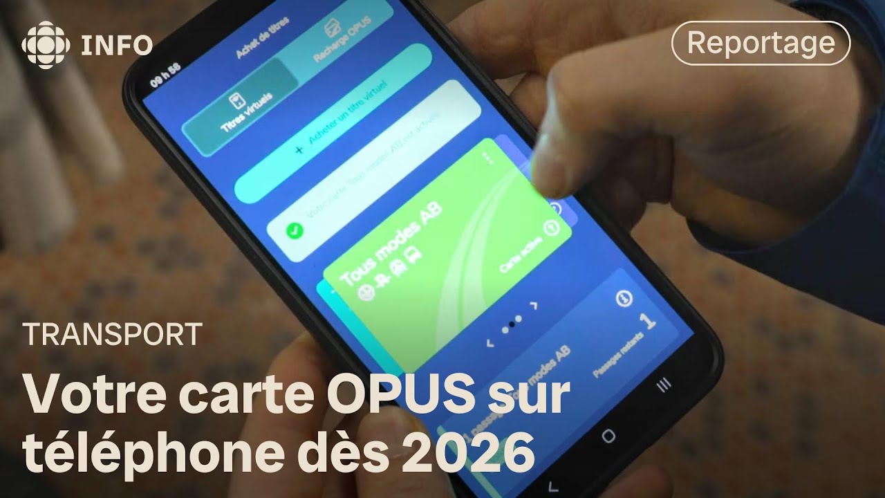 Bient&ocirc;t la fin de la carte OPUS &agrave; Montr&eacute;al : payer votre transport avec l'app Chrono
