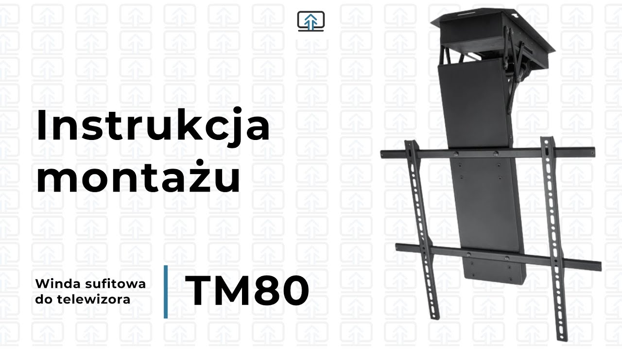 📌 Jak zamontować windę sufitową do telewizora TM80? Krok po kroku!