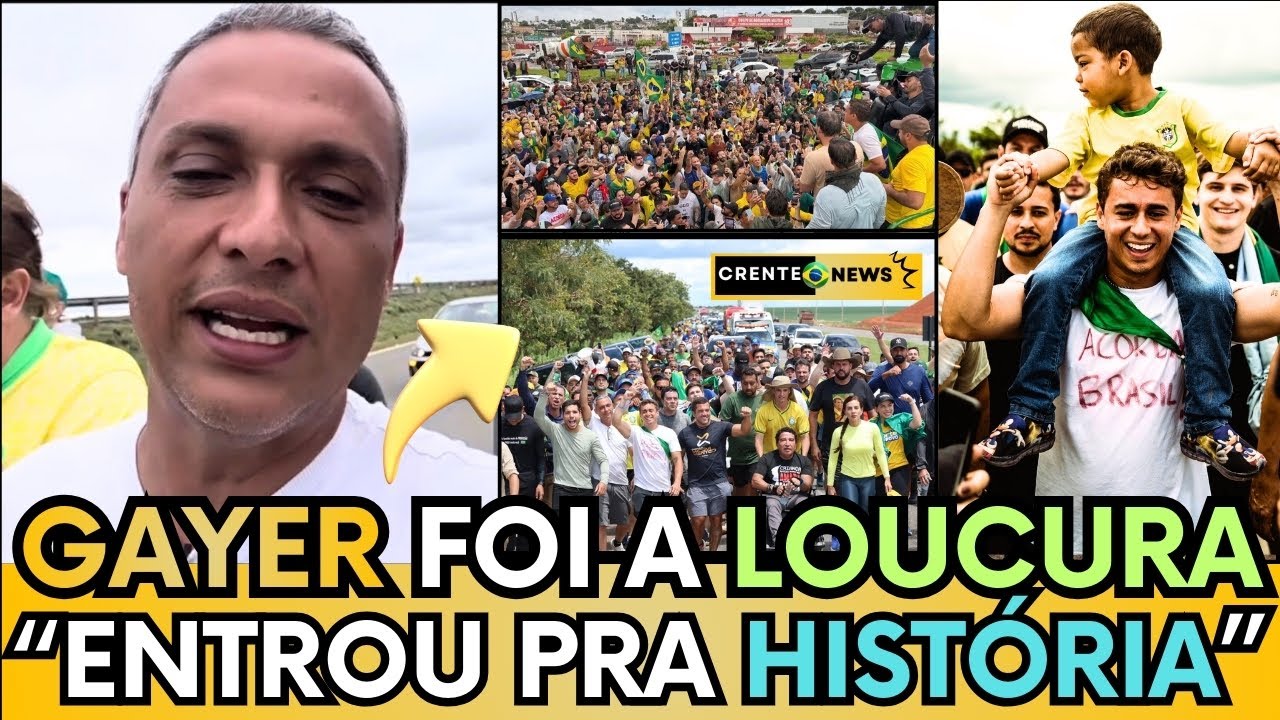 🔥🇧🇷 CHUVA NÃO CALA O POVO! MULTIDÃO RESPONDE EM CORO E ATO ENTRA PARA A HISTÓRIA, VEJA AS IMAGENS!