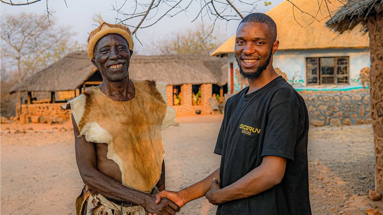 Only Left Tribal Leader in Victoria Falls 