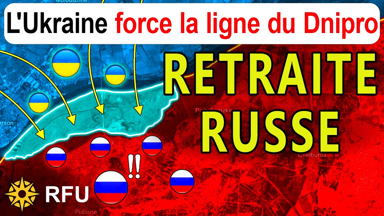 Les forces ukrainiennes mènent avec succès un assaut par étapes sur les îles du Dnipro  | RFU News
