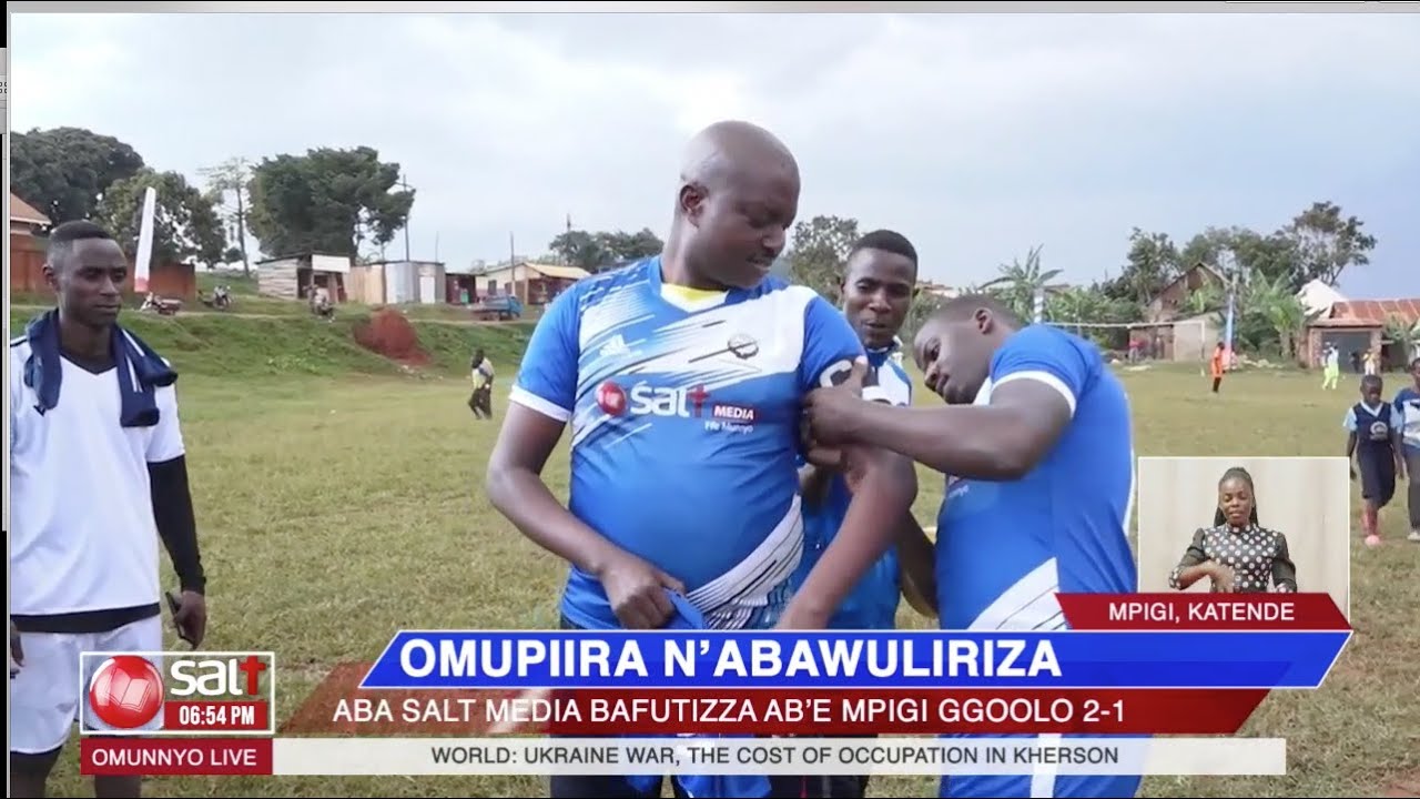 OMUPIIRA N'ABAWULIRIZA - Aba Salt Media bafutizza ab'e Mpigi ggoolo 2 - 1