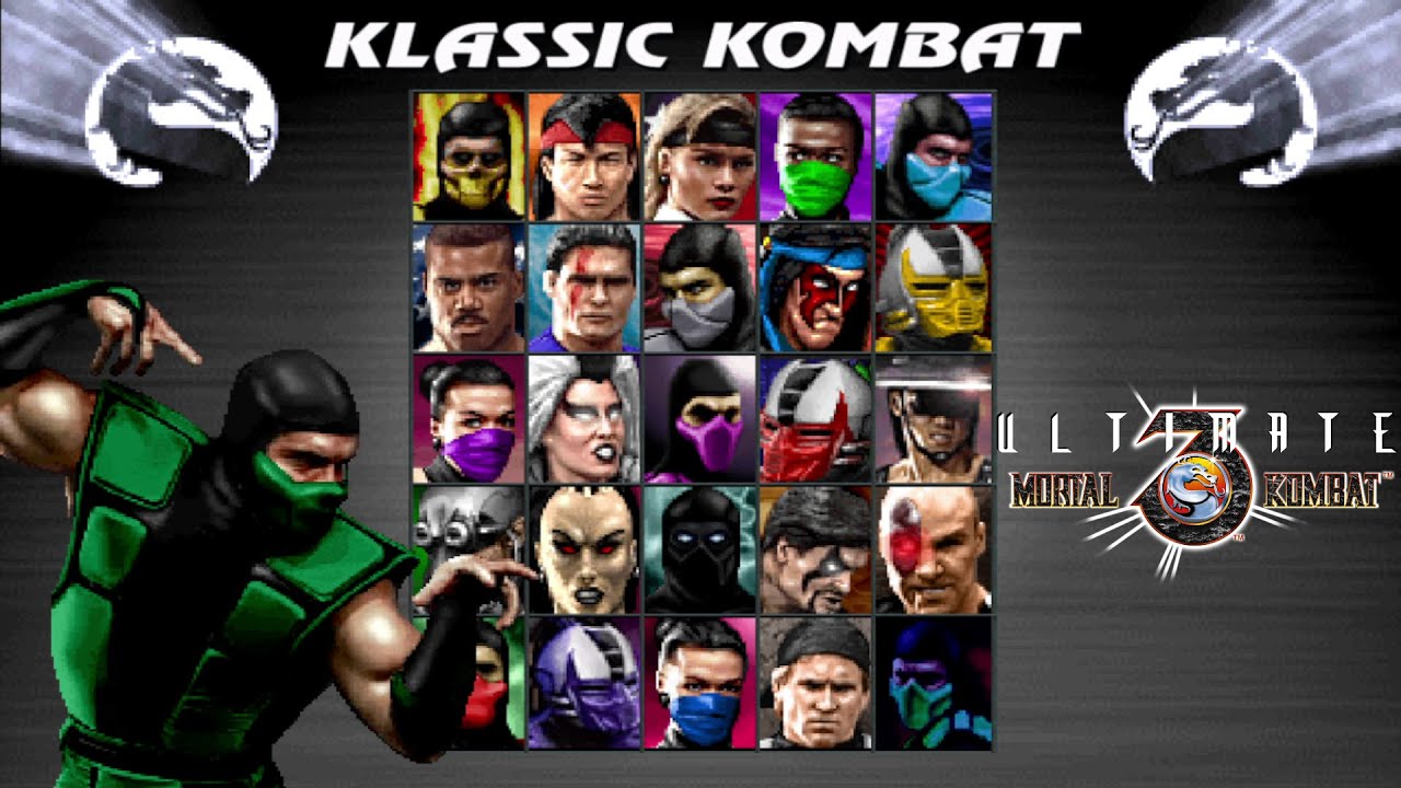 Ultimate Mortal Kombat 3 Plus (REV 2 Update) Reptile