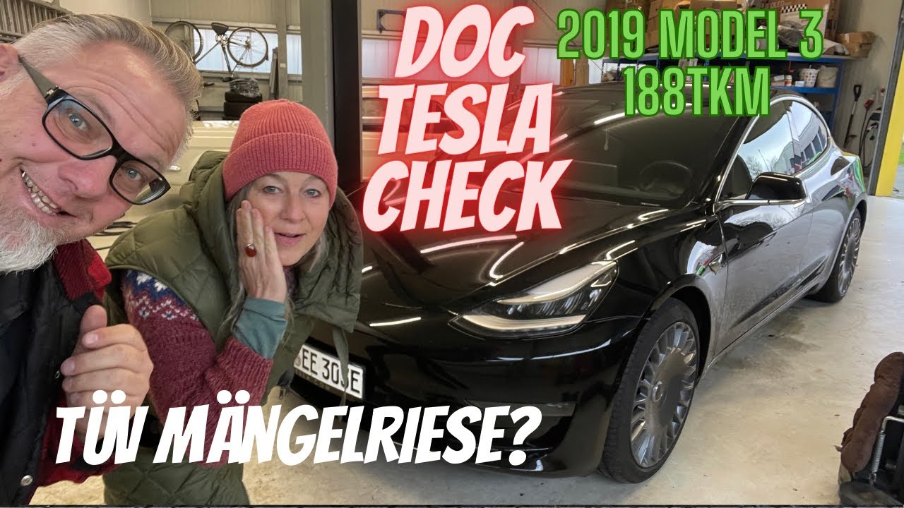 TÜV Mängelriese Tesla Model 3!  Stimmt das und wie ist er nach 188tkm?