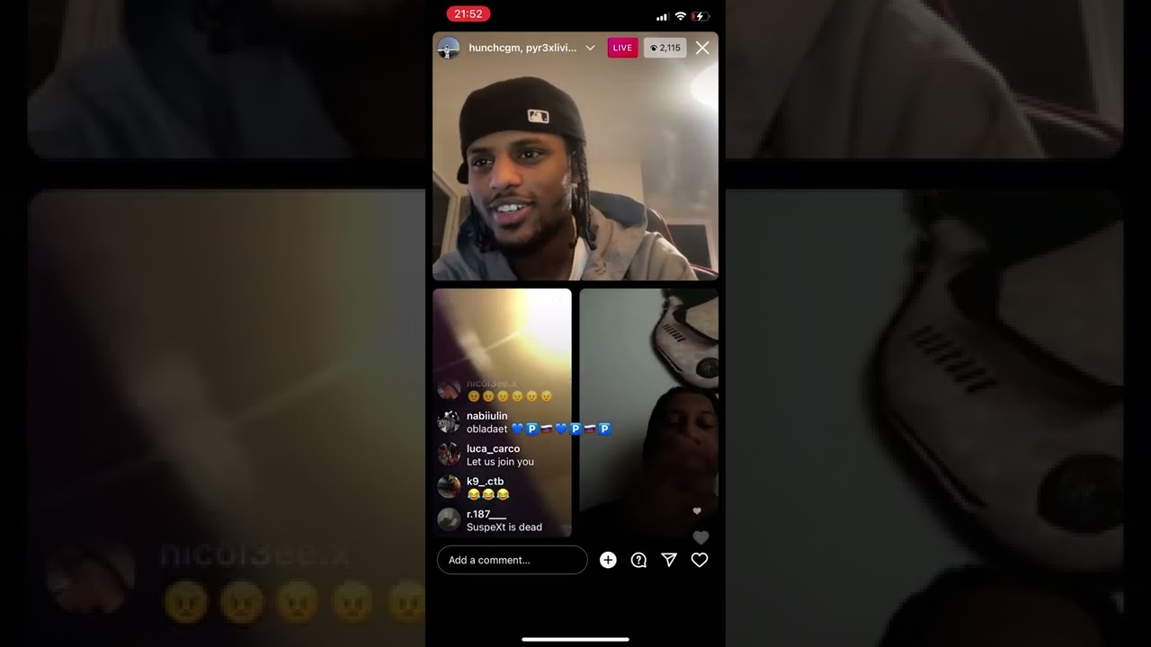 digga D and huncho cgm sippin drank🥤on ig live and get fried and talk prices #diggad #cgm #fredo