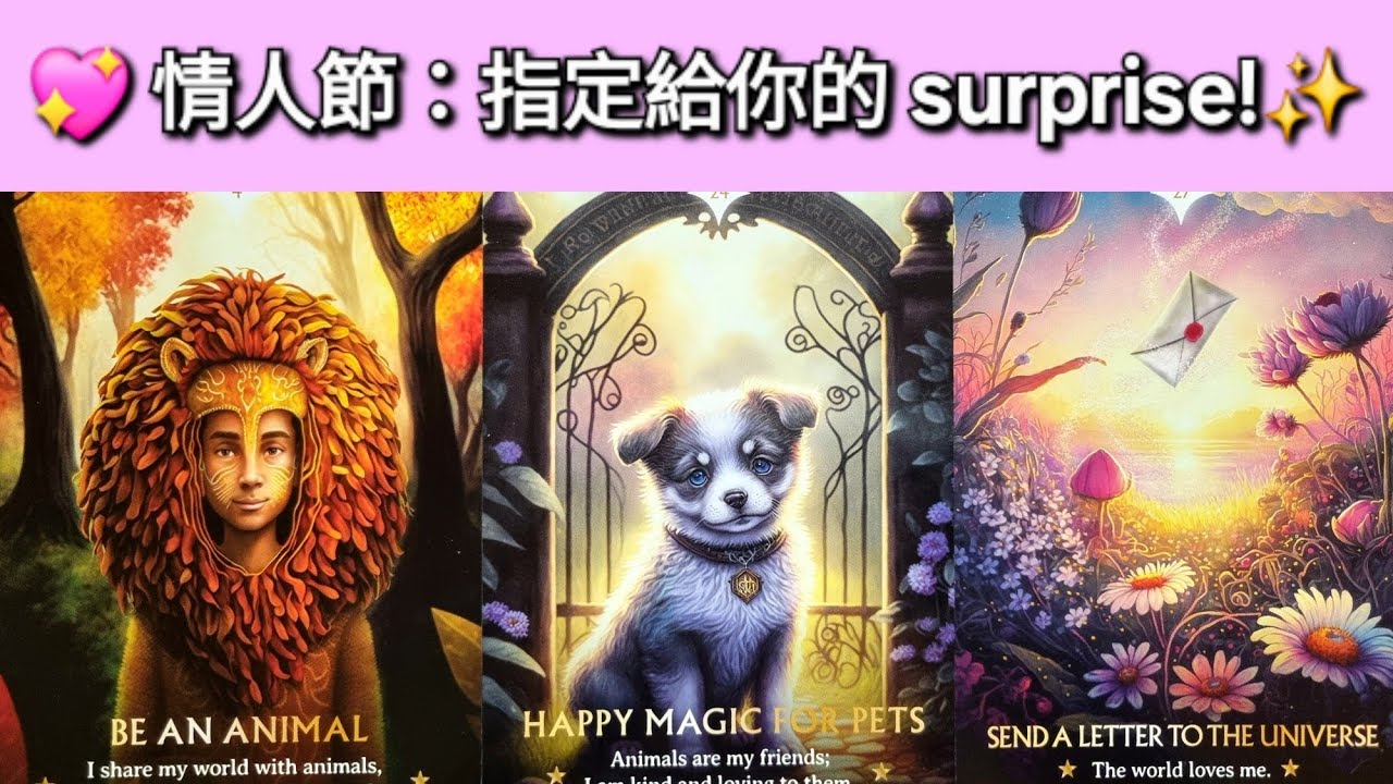 🌷情人節能量窗口開啟：指定給你的 Surprise !✨️