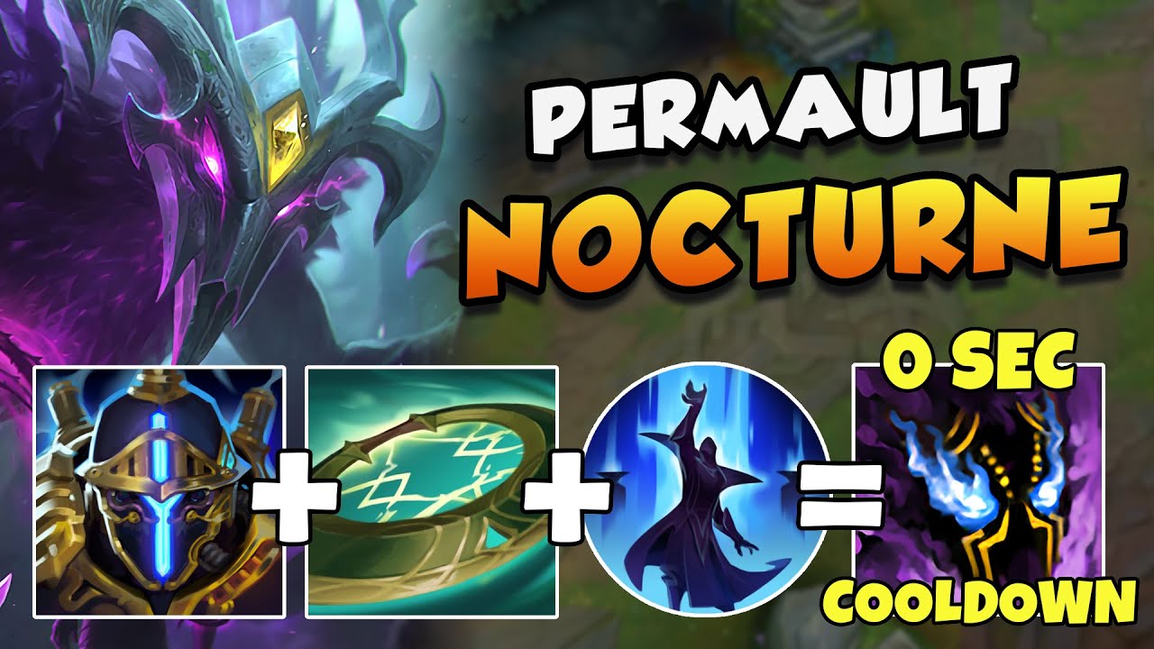 PERMANENT Nocturne Ult Is The Most Annoying Build EVER! (Enemy Botlane Gave Up..)