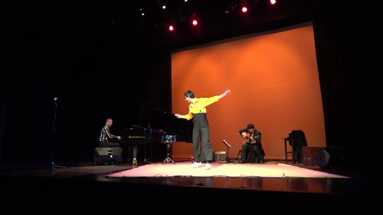 Donna Lee, trio improv'iste, tap dance, piano, guitar