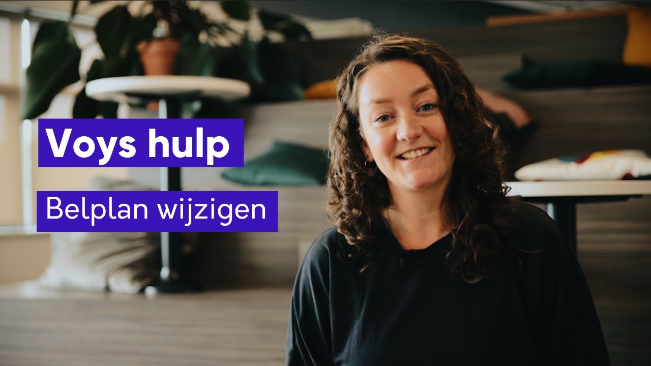 Voys Hulp - Belplan wijzigen
