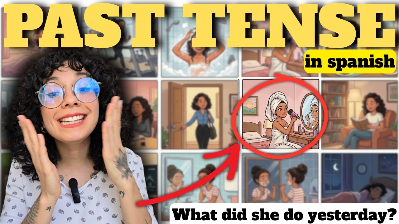 What did Claudia do yesterday? (Learn Pretérito Indefinido) 📅