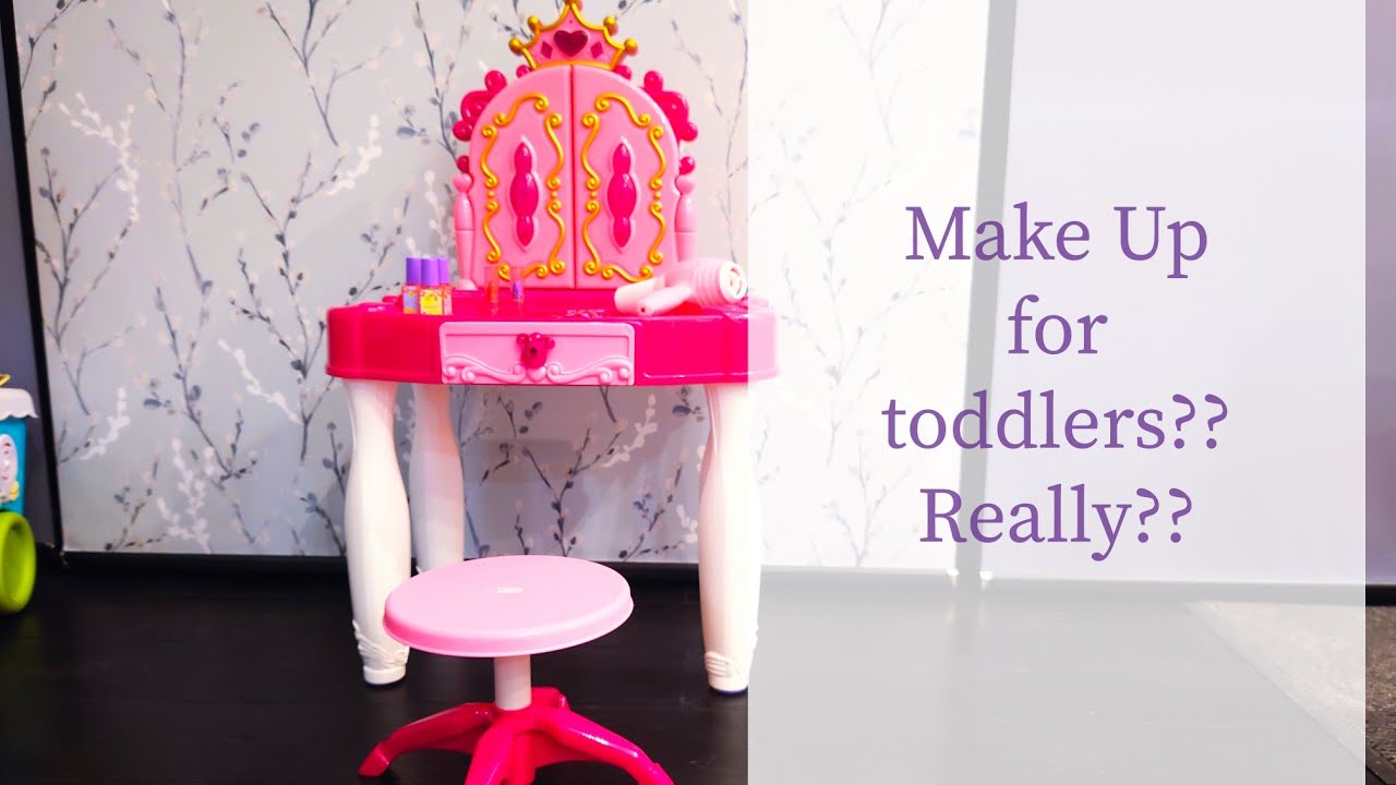 Princess MakeUp /vanity table for girls and toddlers review💅💄💍👑