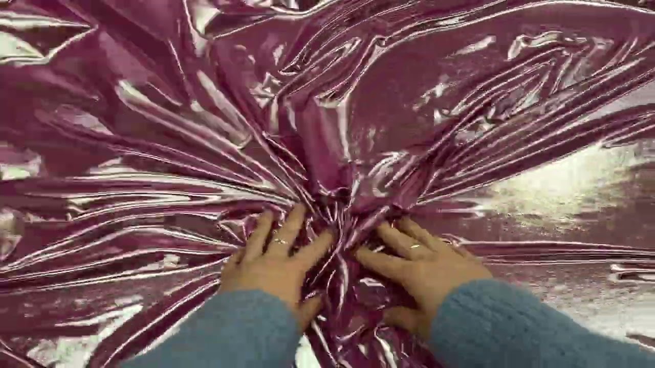 Shimmering Foile On Jersey- Gem Magenta #11528