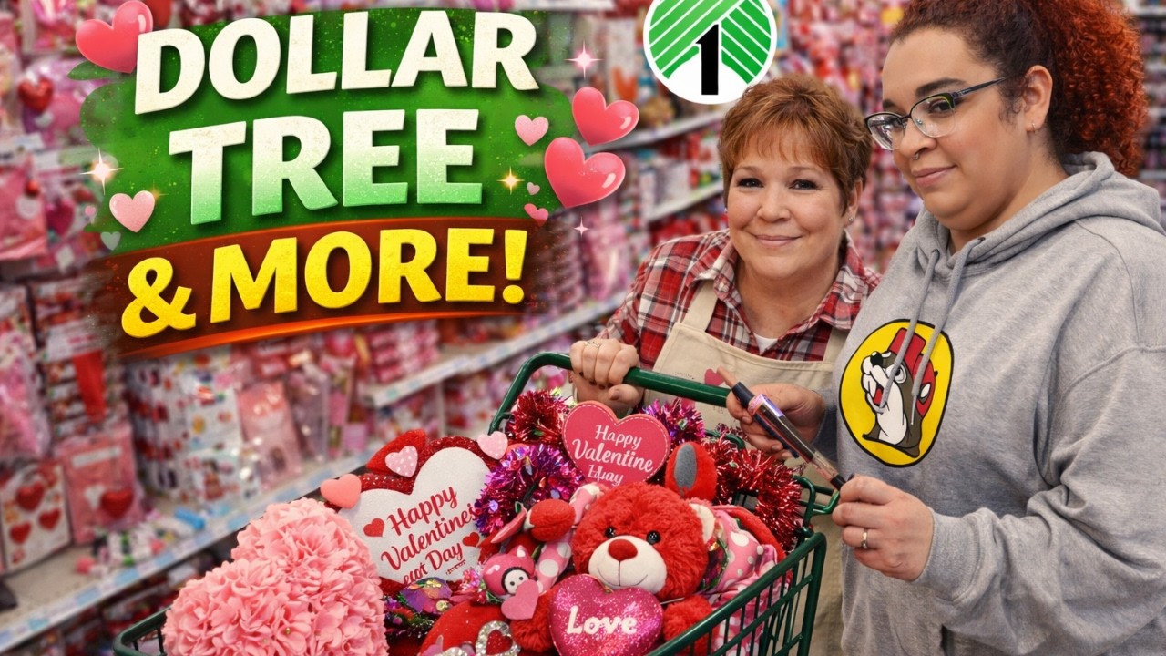 Dollar Tree Valentine’s Day| Budget Shopping 💕🛍️