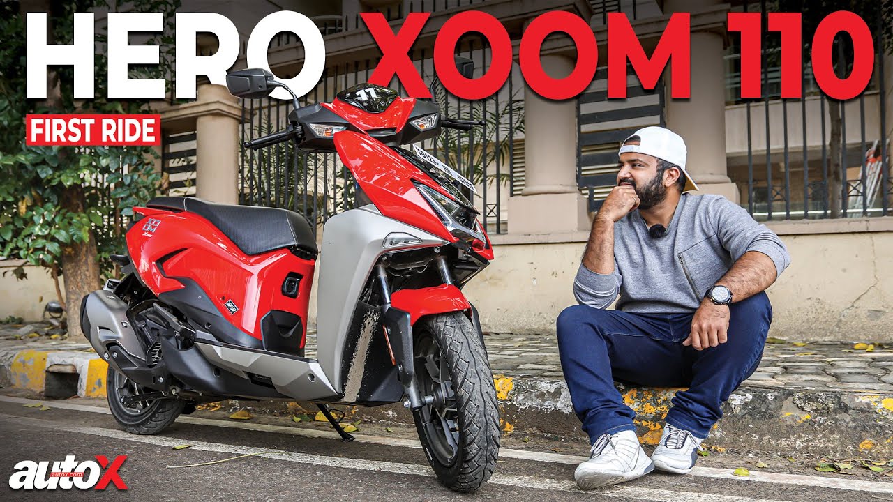 2023 Hero Xoom 110 Scooter Review : Cornering Light Features and Other Details Revealed | autoX