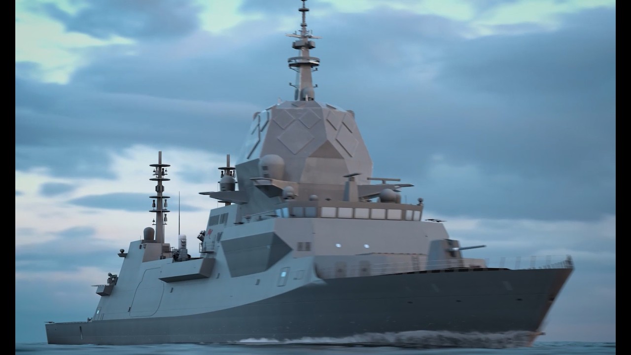 Hunter class frigate visualisation – Explore the world’s most advanced anti-submarine warship