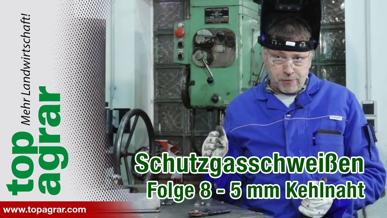 Schutzgasschweißen Folge 8: 5 mm Kehlnaht steigend - Schweißen mit Christoph Staffel 2