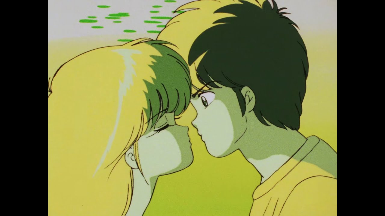 Madoka & Kyosuke kisses in Kimagure Orange Road [橙路]