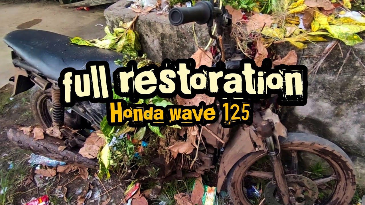 restorasi Supra 125 old Abandoned Restoration motorcycle (full restoration)