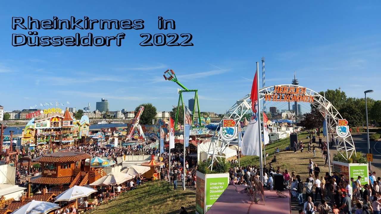 Die gr&ouml;&szlig;te Kirmes am Rhein - Rheinkirmes D&uuml;sseldorf 2022