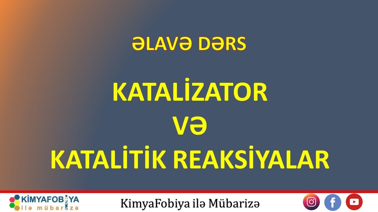 Katalizatorlar