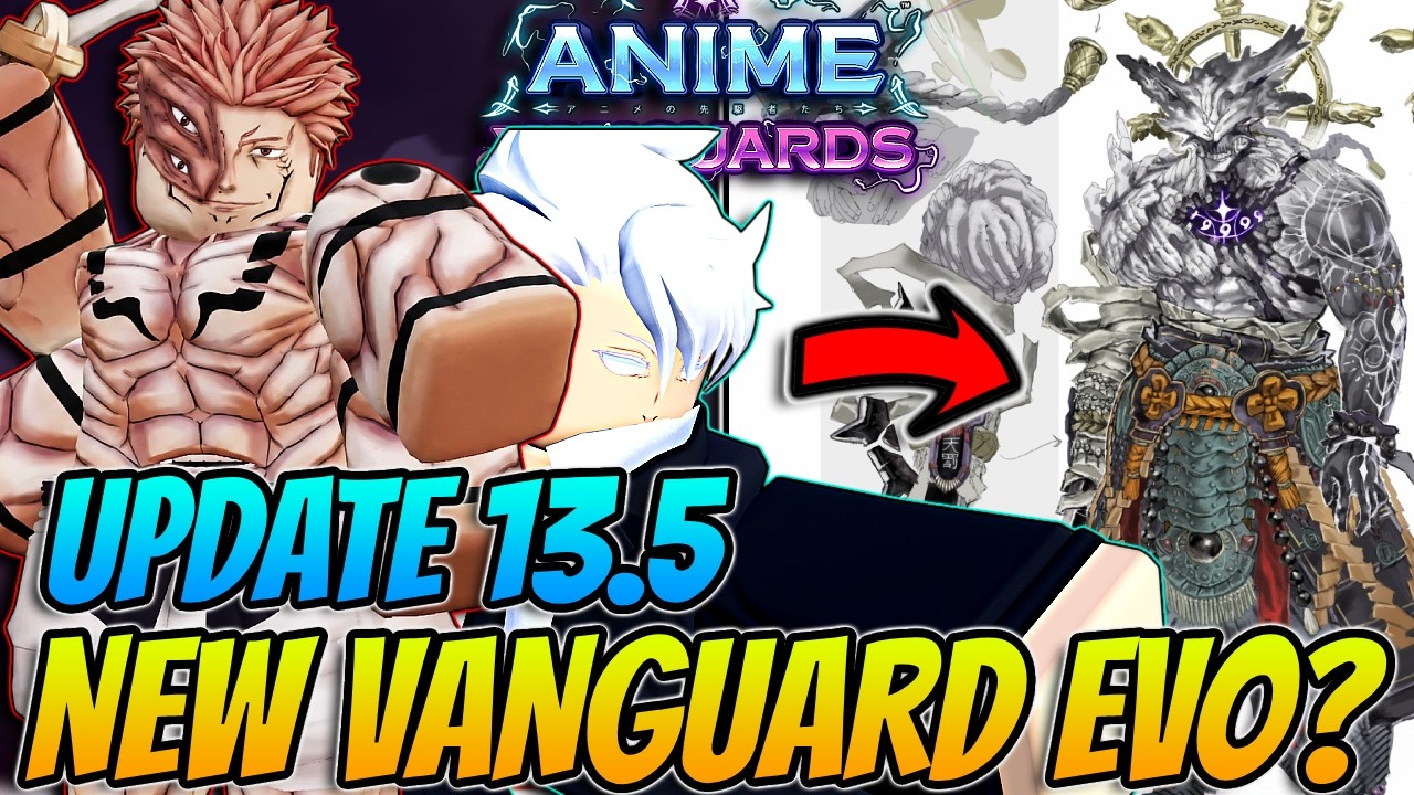 *НОВИНКА* Скоро в обновлении Anime Vanguards 13.5 появятся новые эволюции JJK Vanguard!?