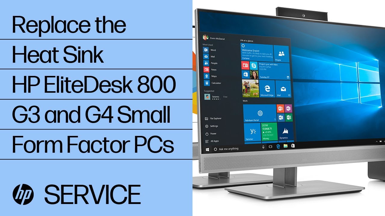 Replace the Heat Sink | HP EliteDesk 800 G3 and G4 Small Form Factor PCs | HP