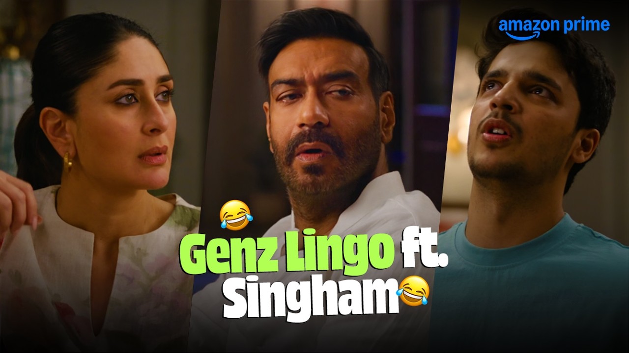 Ajay Devgn Learning GenZ Lingo ft. Kareena Kapoor, Ravi Kishan🫣 | Singham Again | 