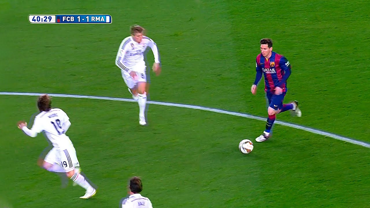 Messi Toying with Real Madrid 2015 English Commentary