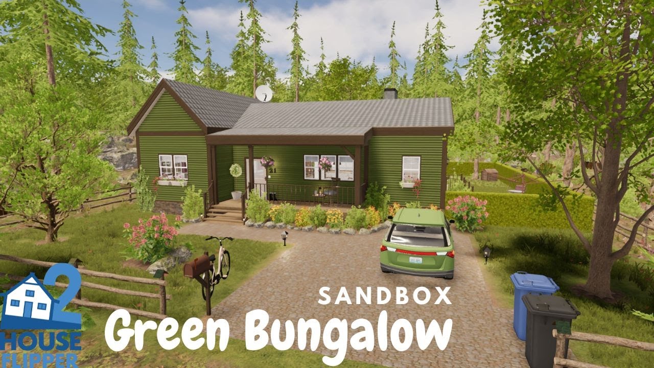 HOUSE FLIPPER 2 / Green Bungalow / Sandbox / Speed Build