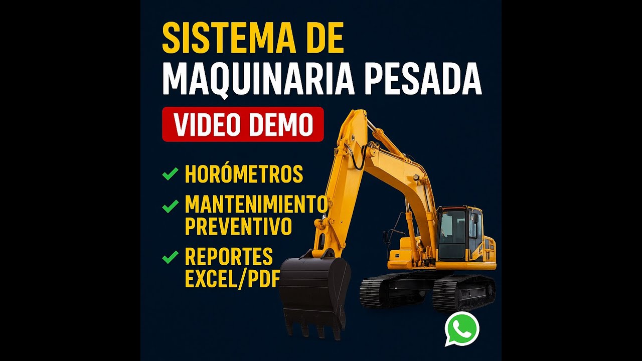 🚜🔥 CANAL DE MAQUINARIA PESADA + AUTOMATIZACIÓN REAL