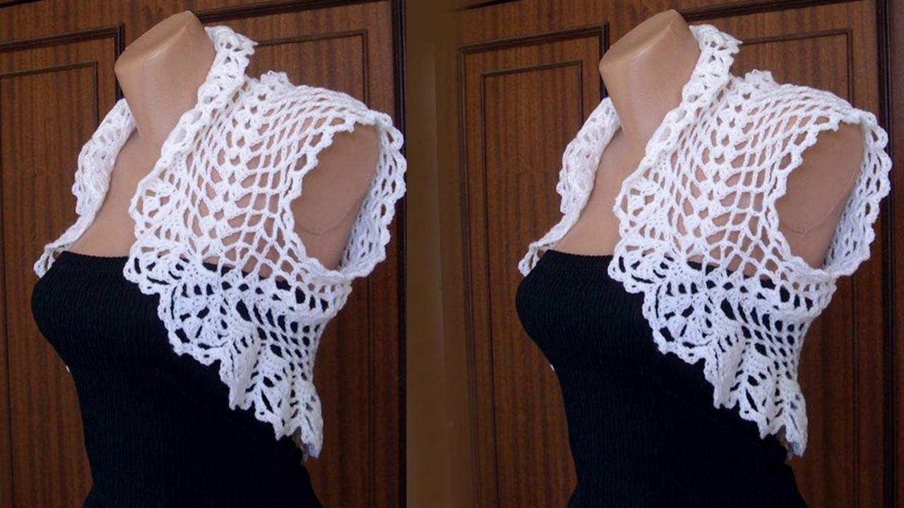 MODERNOS CHALECOS TEJIDOS EN CROCHET PARA MUJER