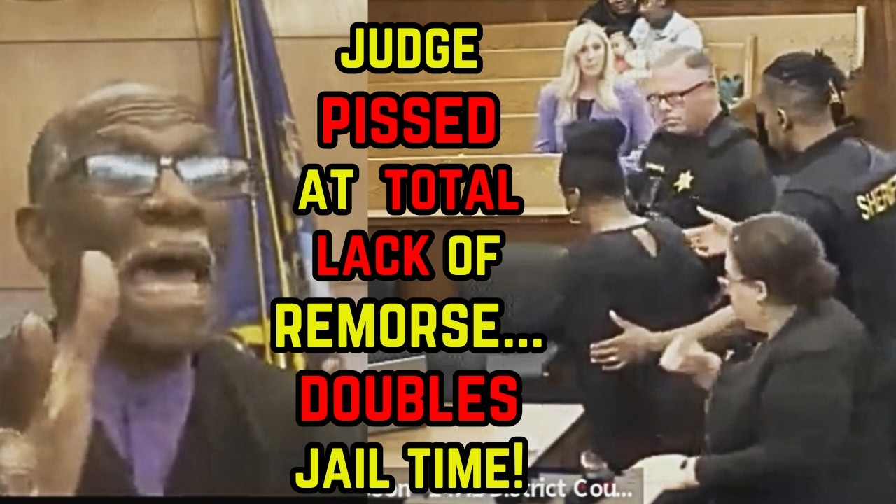 NO REMORSE = REMANDED TO JAIL!!  “Frankly…I don’t care if ya lose your job!”