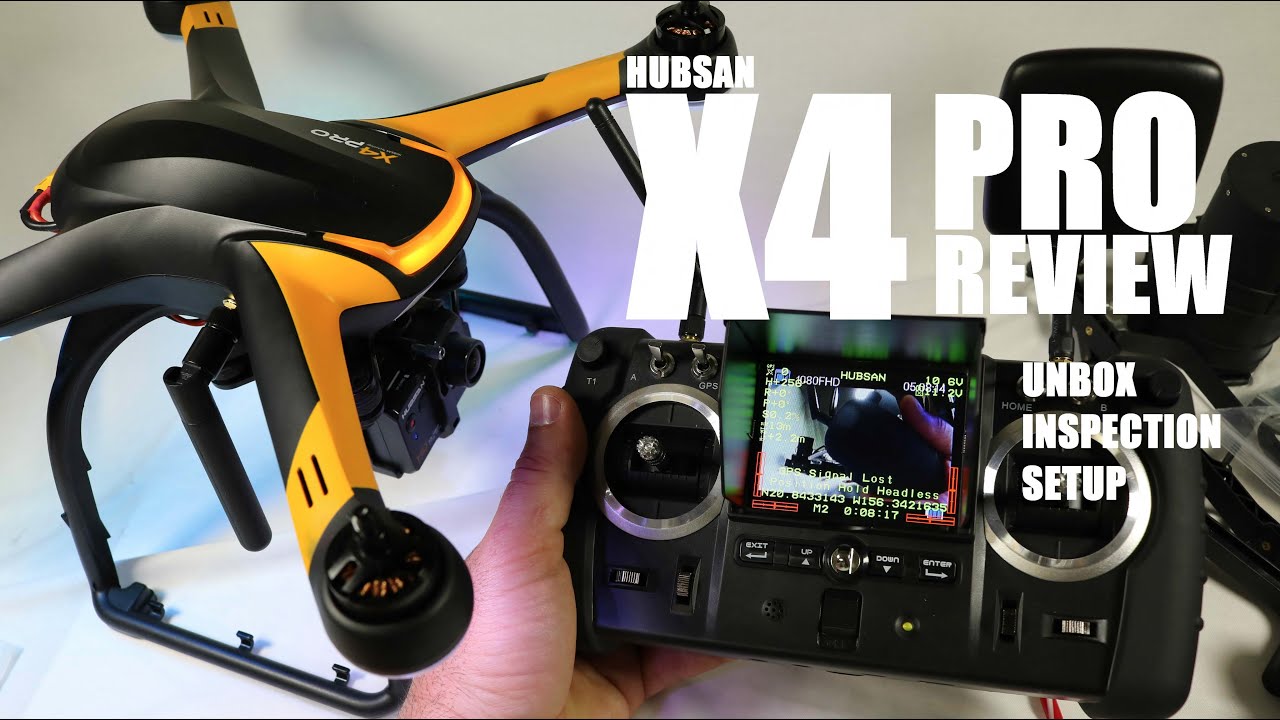 HUBSAN X4 PRO H109s FPV GPS QuadCopter Drone Review - Part 1 - [UnBox, Inspection & Setup]