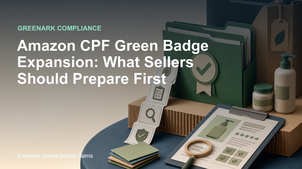 Amazon CPF Green Badge Expansion: What Sellers Should Prepare First