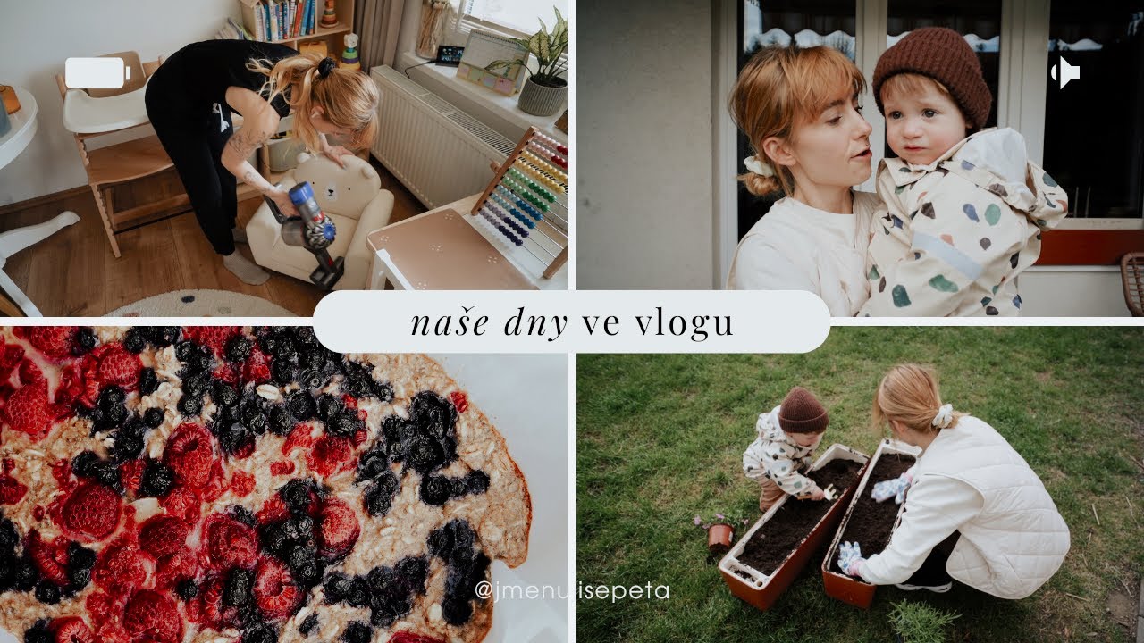 VLOG // jarní úklid, příprava jídla & sázíme kytičky.