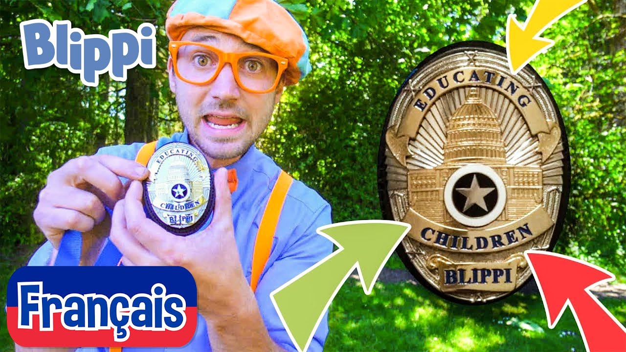 Blippi en français - Blippi devient policier | Vidéos éducatives pour les enfants